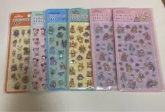 ディズニー　プクプクシール　5枚セット