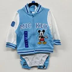 ミッキーマウス ベビー服/ジャケット/ロンパース/パンツ 12M 70〜80cm