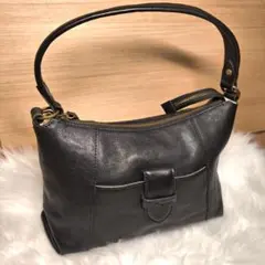 Dakota ダコタ 2way ショルダーバッグ ワンショルダー 革　ブラック