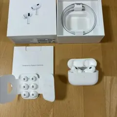 AirPods Pro2 本体 交換用イヤーチップ付き 左耳のみ故障