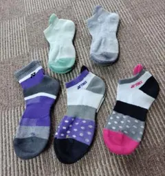 YONEXカバドミントンソックス 5足セット25cm〜28cm