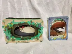 立体ペーパーパズル ・トトロ & 天空の城ラピュタ　ポストカードおまけ