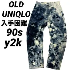 入手困難90s OLD UNIQLO タイダイデニム 美品 y2k ユニセックス