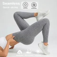 ヨガレギンス 美尻 ハイウエスト ストレッチ ジム フィットネス 筋トレ 女子