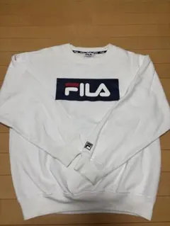 FILA ホワイト スウェット トレーナー