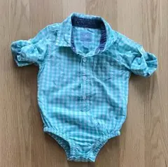 babyGAP ボディスーツロンパース ギンガムチェック 70㎝