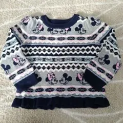GAP Disney ミッキー ミニー ニットセーター 2歳用