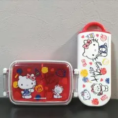 ハローキティ お弁当箱＆カトラリーセット
