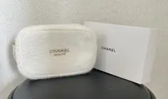 【新品未使用】CHANEL 2024 クリスマスコフレ ポーチ ホワイト
