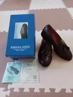 【即納】昭和 レトロ 2000年モデル REGAL GEOX タッセル ブラウン