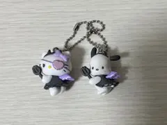 キティちゃん　ポチャッコ　キーホルダー　ガチャガチャ