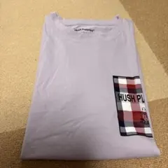 Hush Puppies ラベンダー Tシャツ フロントロゴ入り