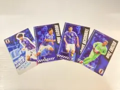 サッカー日本代表 カード4枚セット