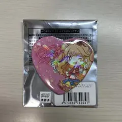 ホログラムハート缶バッジ　アイカツ　大衣装展　夏樹みくる
