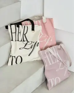 Her lip to ハリプ 名古屋限定 トートバッグ モノトーン - メルカリ