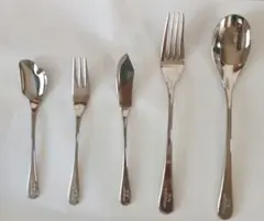 ステンレス製カトラリーセット 5点