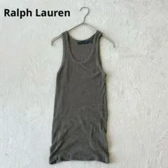 Ralph Lauren タンクトップ ノースリーブ 薄手 グレー サイズSのサムネイル