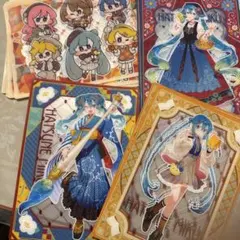 初音ミク　クリアシート　ミニ下敷き　まとめ売りローソンコラボ