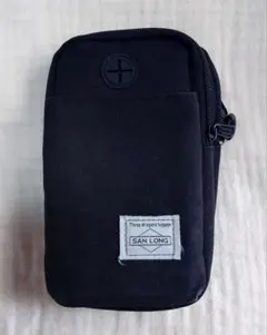SAN LONG スマホショルダーバッグ ブラック 携帯入れ 小物入れ