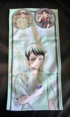 極楽湯 鬼滅の刃 愈史郎タオル 珠世コースターセット