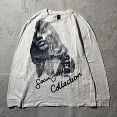 【Y8672】SEAN JOHN 長袖Tシャツ　サイズXL ホワイトのサムネイル