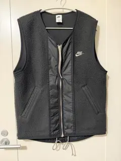 Nike フリースベスト M 黒