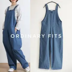 美品 ORDINARY FITS オーバーオール インディゴ 0 サロペットのサムネイル