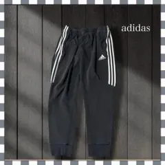 ト*シ様 5777/アディダス ブランド刺繍ロゴ スウェットジョガーパンツ XL
