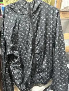 【極美品】HERNO モノグラムロゴ 2way ナイロンジャケット イタリア製 極美品】HERNO モノグラムロゴ 2way ナイロンジャケット イタリア製