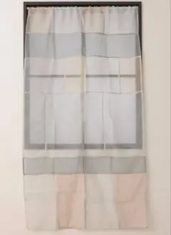 カラーパッチワークセパレートカーテン(約150×43)