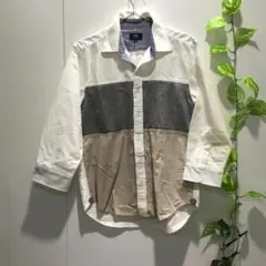 BEAMS HEART 　カットソー　長袖トップス 配色切替 M