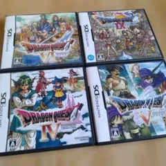 DS ドラゴンクエストIV V VI IX ソフト4セット まとめ売り