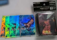 け*ぴ様 ワンピース カードゲーム 5枚セット＋スリーブ
