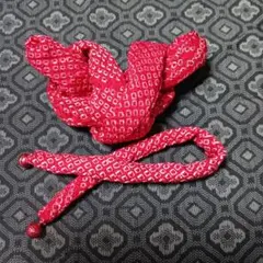 ののの様専用　七五三　かのこ　ちんころ　セット 絞り　赤　鈴　正絹