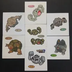 ポケモンパンシール　ポケモンデコキャラシール　イシツブテ　進化　アローラ