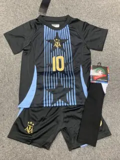 140cmアルゼンチンモデル　メッシ 子供サッカーユニフォームソックスセット