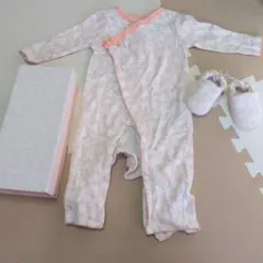 ディズニーベビー　ミッキー柄ロンパース