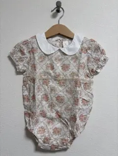 Cottoli 花柄ロンパース 80cm