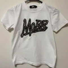 MOBB ホワイト　Tシャツ　モブ　レオパード