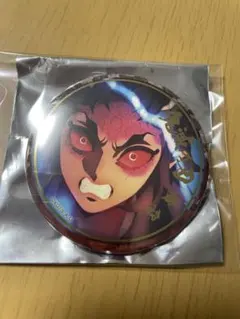 鬼滅の刃　積怒　缶バッジ　上弦の肆　ufotable