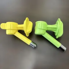 ペット用 給水器 ノズル イエロー ライトグリーン 2個セットのサムネイル
