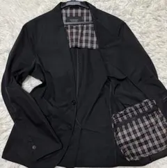 【極美品】バーバリーブラックレーベルテーラードジャケット　アンコン　ノバチェック
