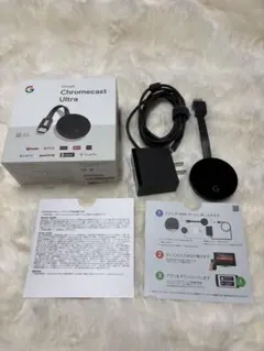 Google Chromecast 本体 リモコン 電源ケーブルセット - メルカリ