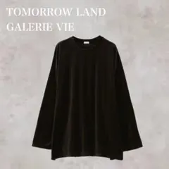 ギャルリーヴィー　ブラウン　ベロア ロングスリーブプルオーバーのサムネイル