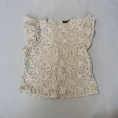 ZARA レースノースリーブトップス