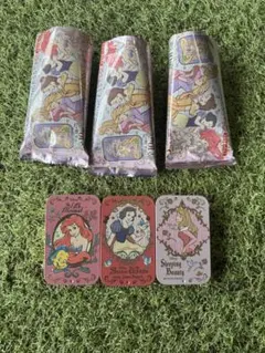 3点セット.すらいどきゃん2 ディズニープリンセス 白雪姫 オーロラ姫 アリエル