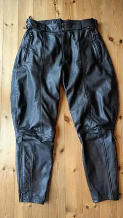 70〜80s vintage パテッドレザーパンツ モトクロスパンツ W80cm - メルカリ