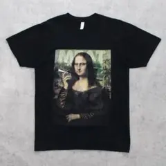 Mona Lisa weed parody graphic teeのサムネイル