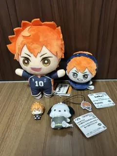 【新品】ハイキュー‼︎ 日向翔陽　ぬいぐるみ　マスコット　4点セット
