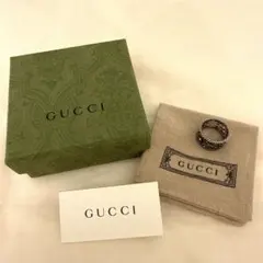gucci グッチ　リング　インターロッキングG フラワー　シルバー　14号のサムネイル
